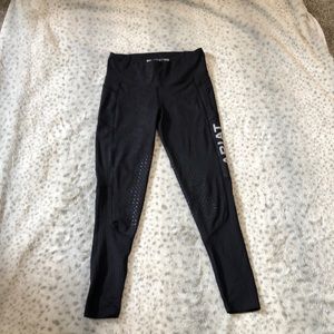 Black Ariat Equestrian Kneepatch Breeches